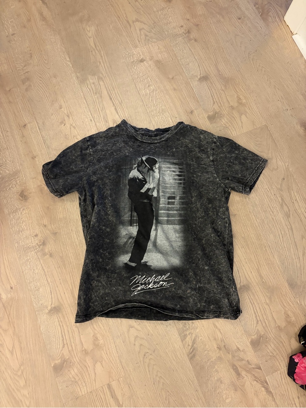 Black Graphic Short-Sleeve Men's Tee